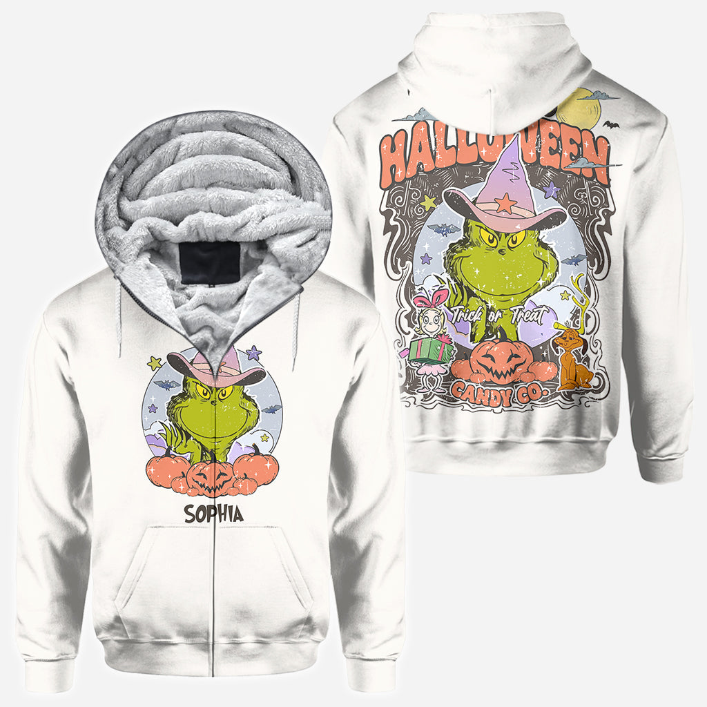 Personalized Grinch Halloween All Over Shirt Fun Costume Gift All Over Shirt GradoCreations