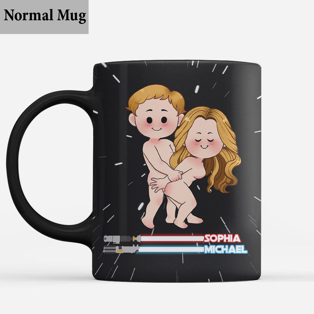 Personalized Couple Mug Best In The Galaxy Custom Names Gift Mug GradoCreations