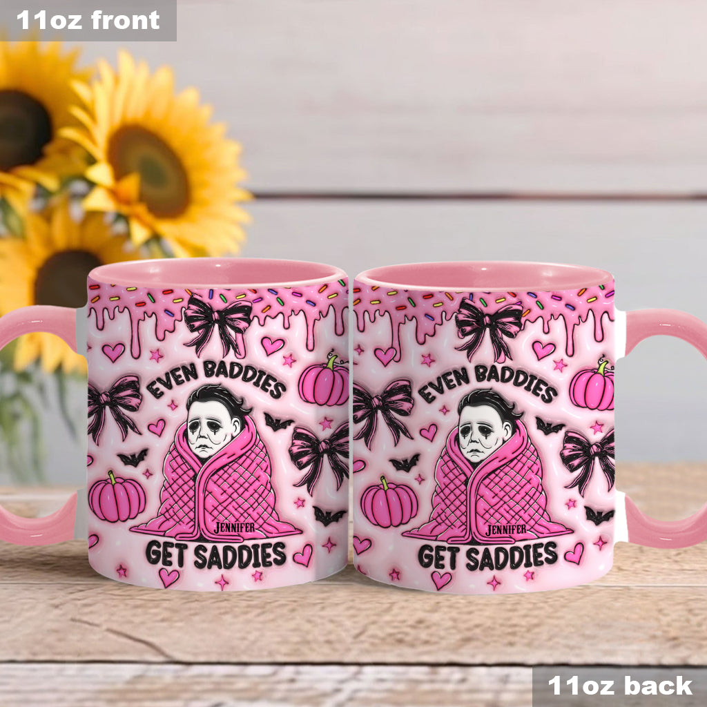 Personalized Two-Tone Accent Mug with Halloween Theme Gift Accent Mug GradoCreations
