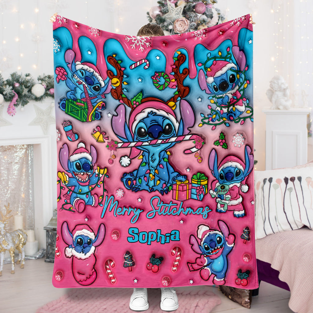 Personalized Ohana Blanket Custom Name Christmas Gift Blanket GradoCreations
