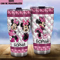Personalized Pink Minnie Mouse Tumbler with Custom Name - Birthday Gift Tumbler GradoCreations