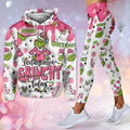 Personalized Grinchy Hoodie and Leggings Set for Christmas Gift Hoodie & Leggings GradoCreations