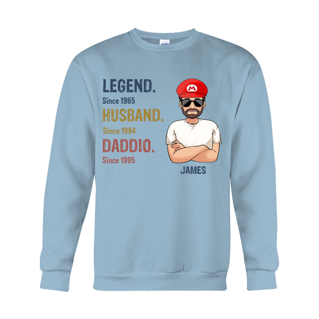 Personalized Super Plumber T-Shirt & Hoodie for Dad | Custom Name Gift T-shirt & Hoodie GradoCreations