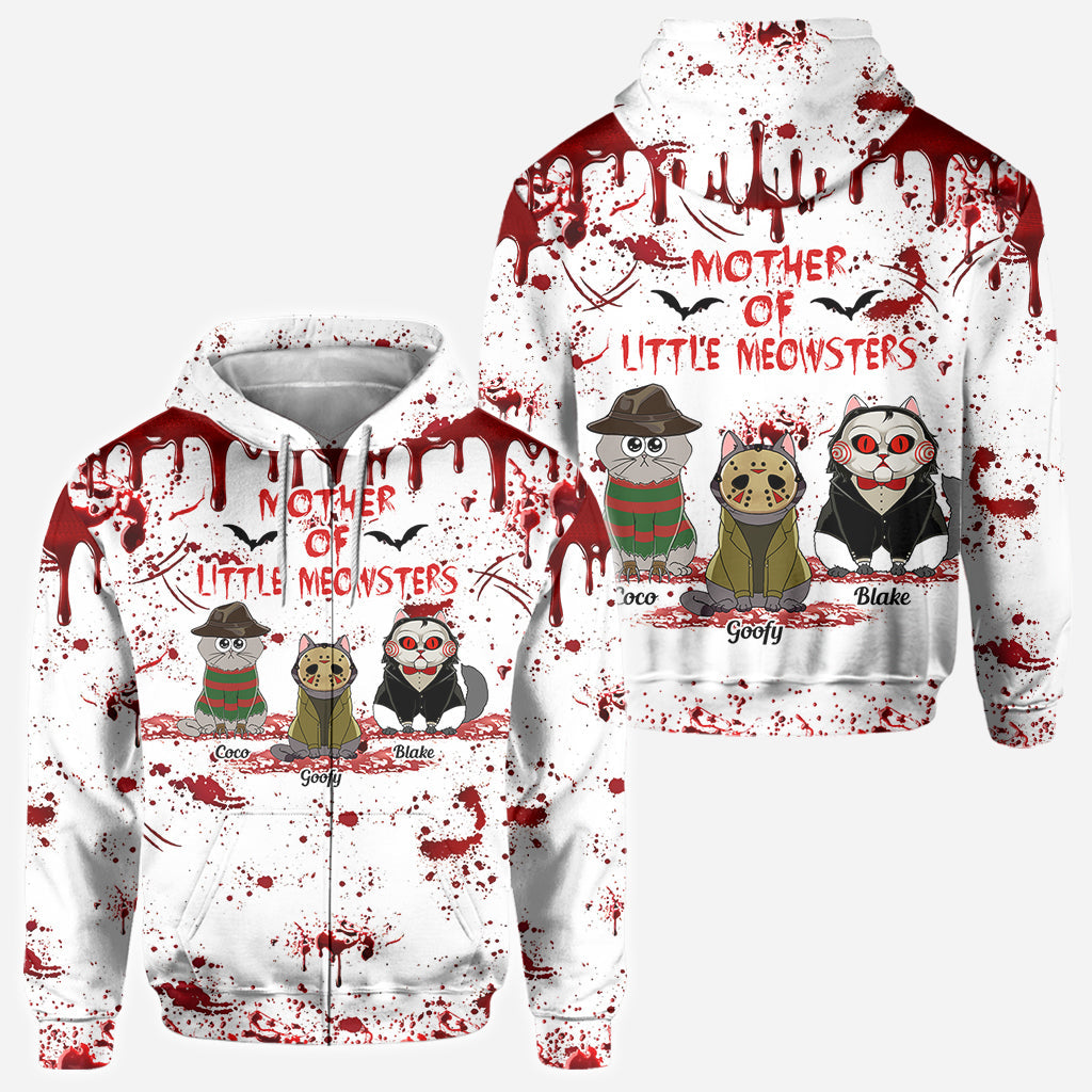 Personalized Cat Themed All-Over Print Shirt for Cat Lovers All Over Shirt GradoCreations