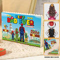 Personalized Best Dad Ever One-Sided Building Brick Block Gift One-sided Rectangle Building Brick Blocks GradoCreations