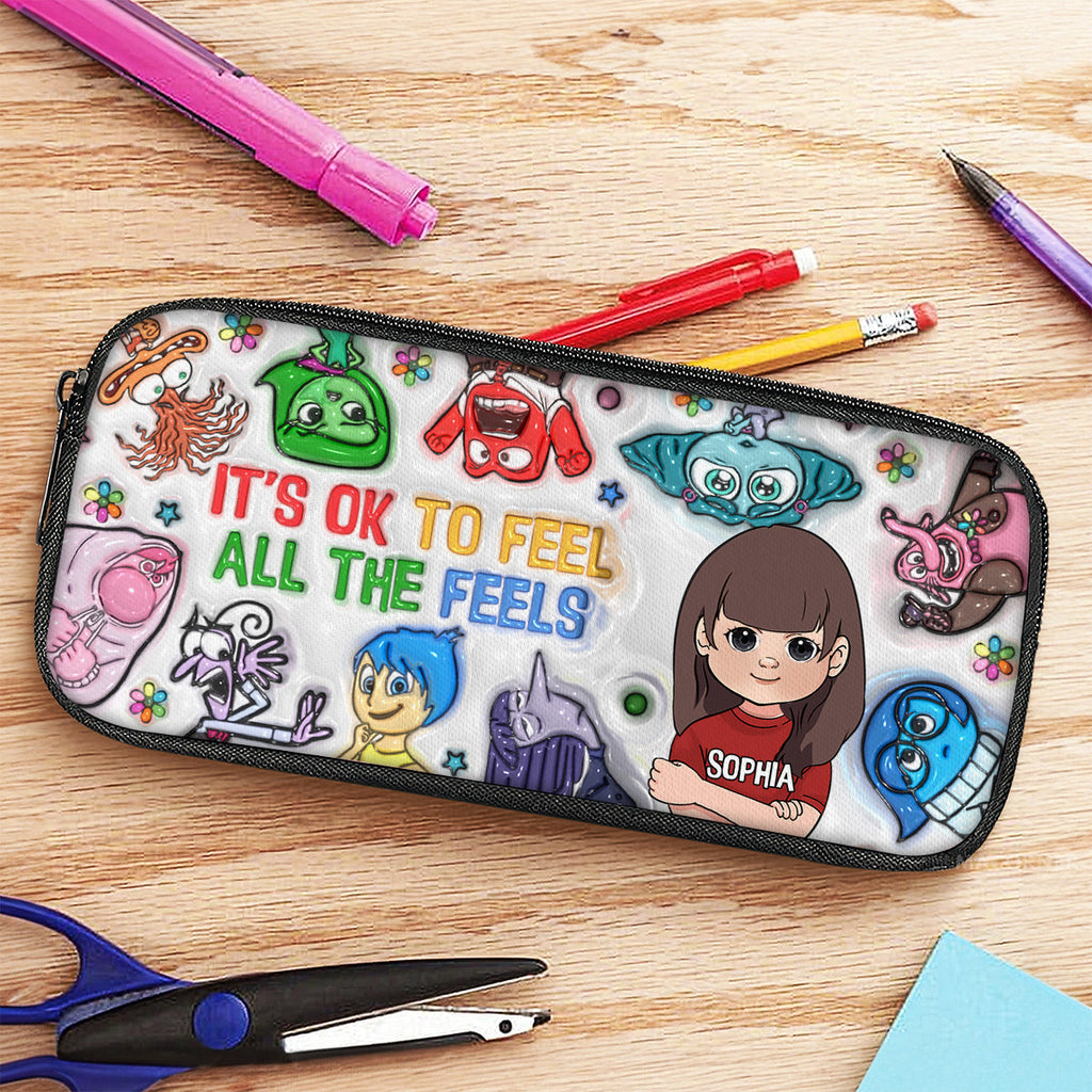 Personalized Kids Pencil Case with Fun Characters & Custom Name Pencil Case GradoCreations