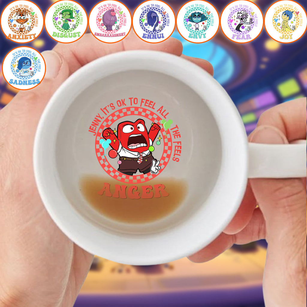 Personalized Hidden Message Mug Custom Name Gift for Mom Hidden Message Mug GradoCreations