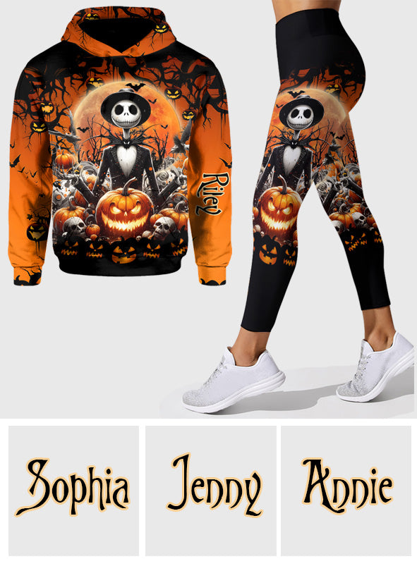 Halloween Personalized Hoodie and Leggings Set for Adults Hoodie & Leggings GradoCreations