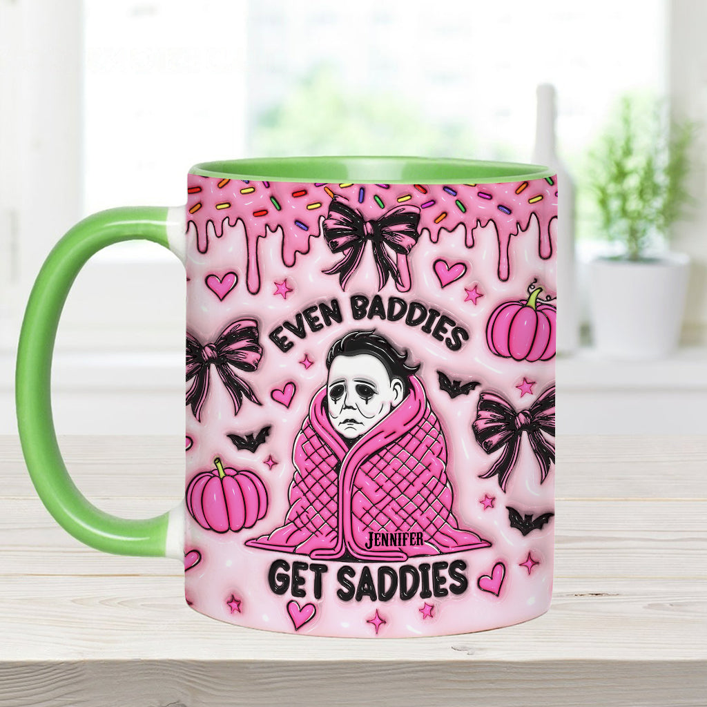 Personalized Two-Tone Accent Mug with Halloween Theme Gift Accent Mug GradoCreations
