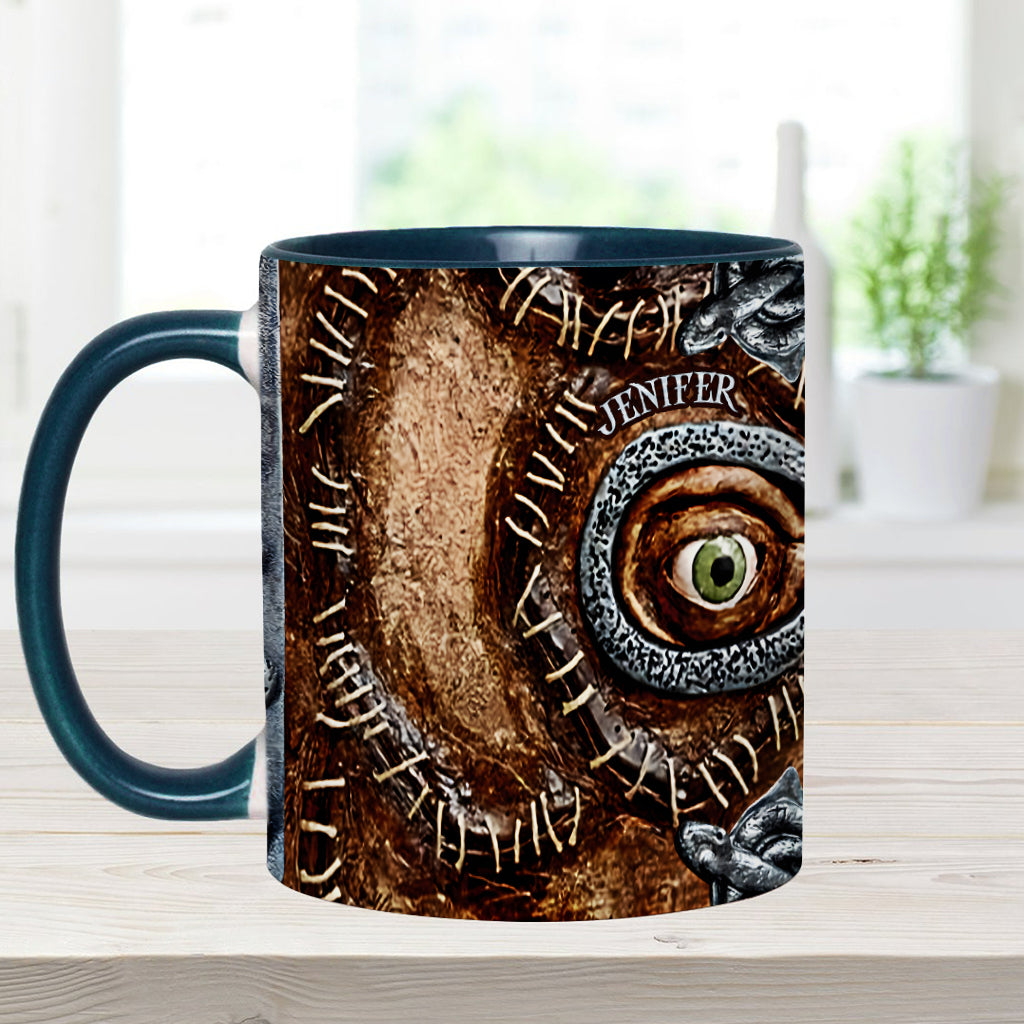 Personalized Three Witches Accent Mug Custom Name Gift for Halloween Accent Mug GradoCreations
