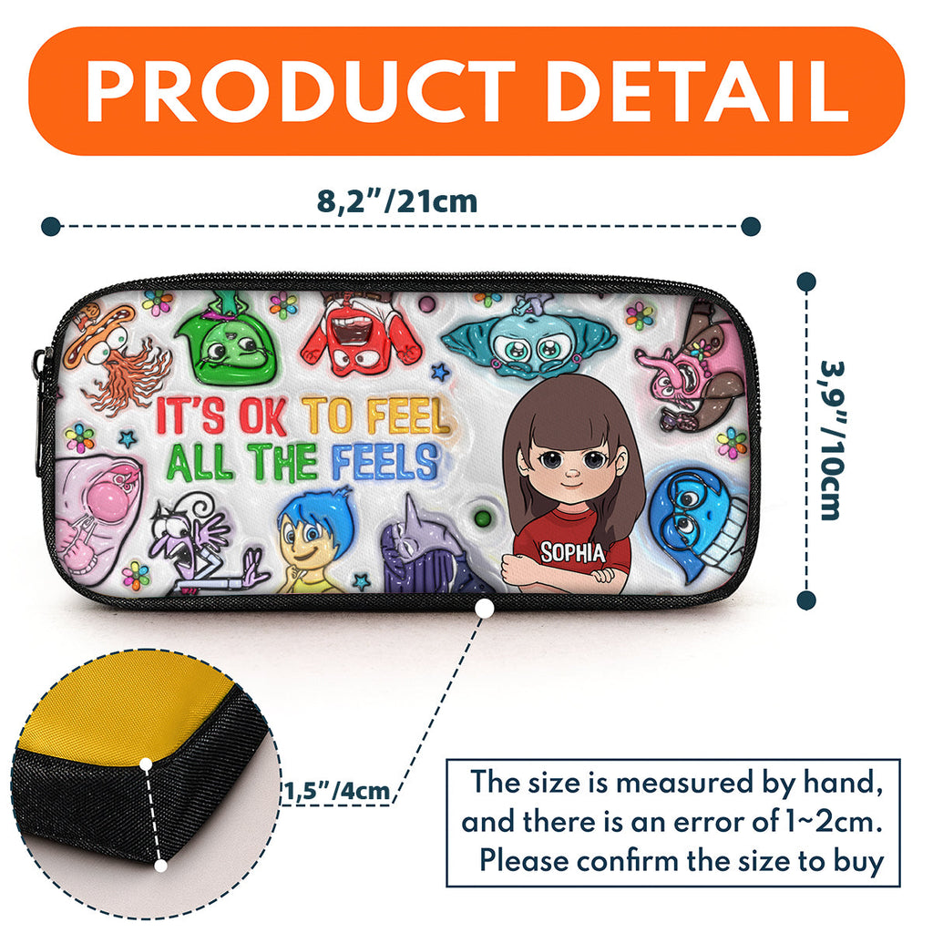 Personalized Kids Pencil Case with Fun Characters & Custom Name Pencil Case GradoCreations