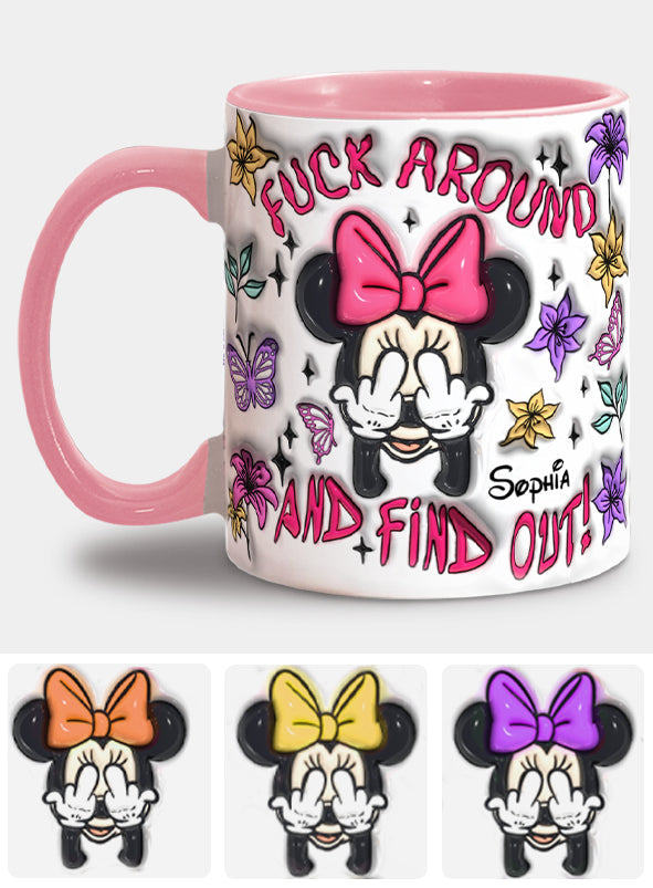 Personalized Ceramic Accent Mug with Playful Design for Birthdays and Graduations Accent Mug GradoCreations