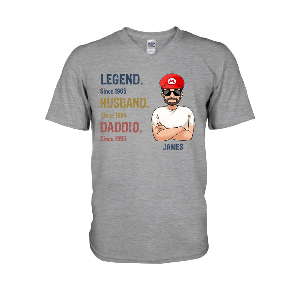 Personalized Super Plumber T-Shirt & Hoodie for Dad | Custom Name Gift T-shirt & Hoodie GradoCreations