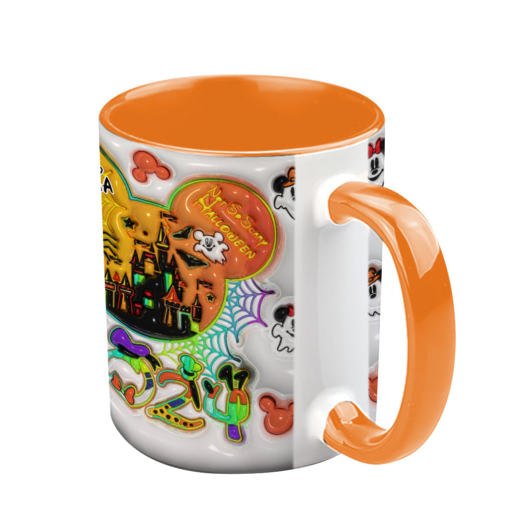 Personalized Halloween Mouse Accent Mug with Custom Name for Kids Accent Mug GradoCreations