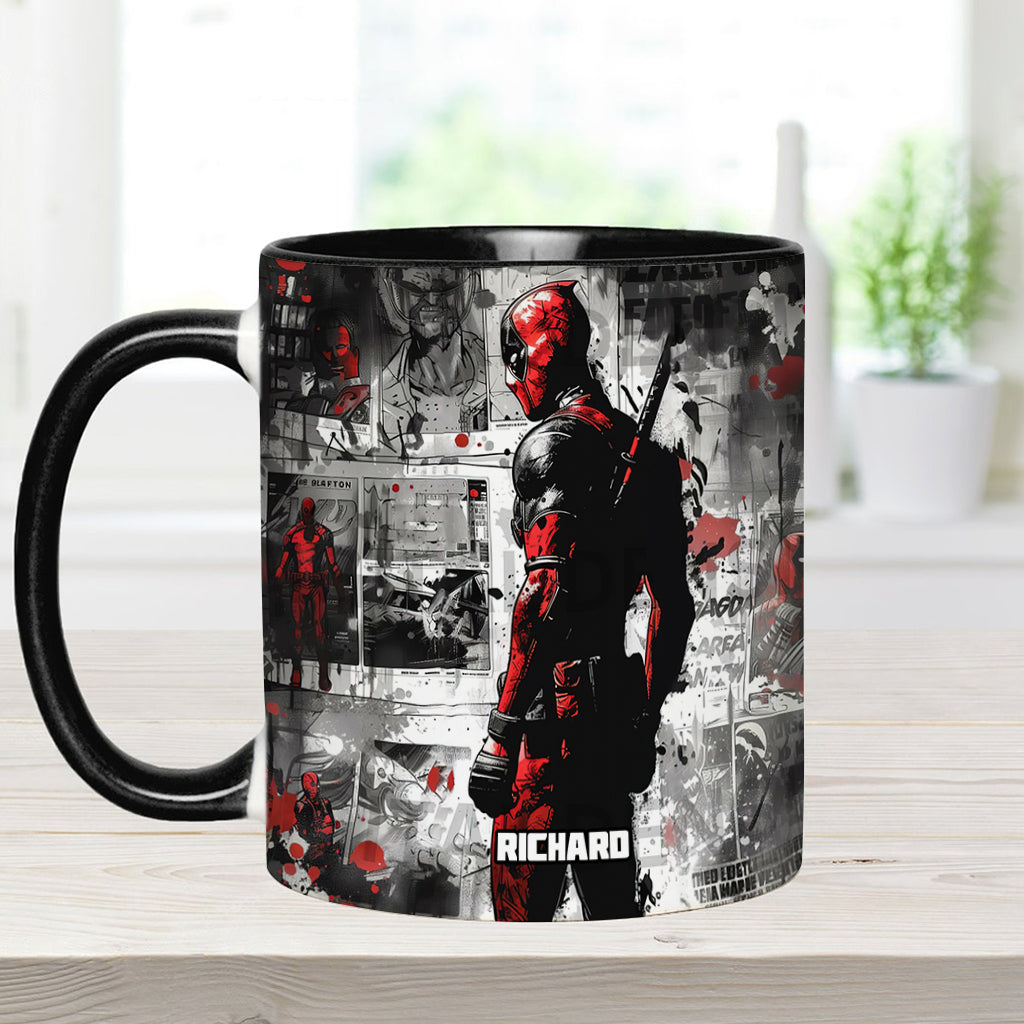 Personalized Psychopath Accent Mug Custom Name Gift Idea Accent Mug GradoCreations