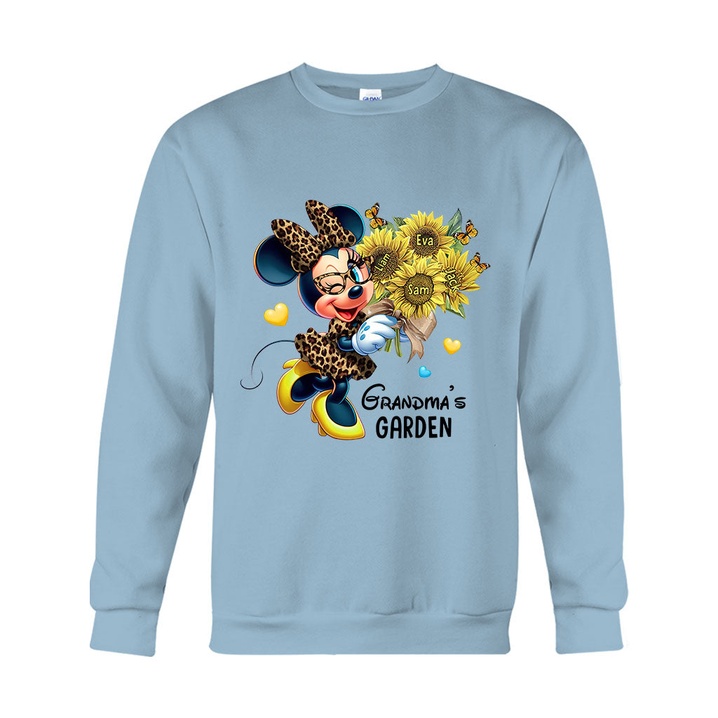 Personalized Grandma's Garden T-shirt & Hoodie with Custom Names Gift T-shirt & Hoodie GradoCreations