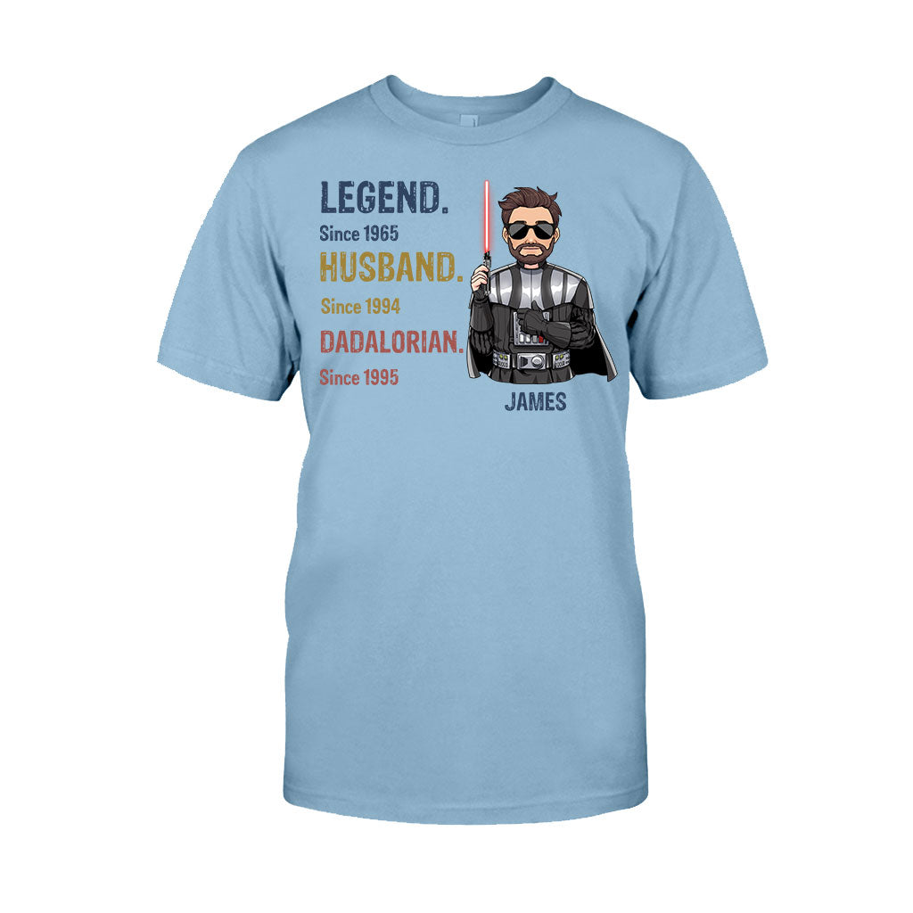 Personalized Star Wars T-shirt Hoodie Gift for Dad Legend Husband T-shirt & Hoodie GradoCreations