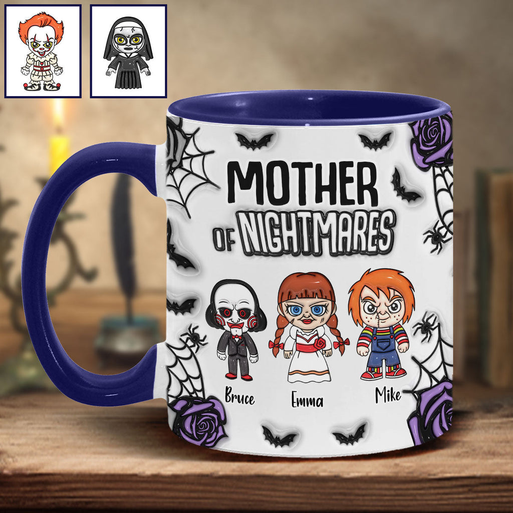 Personalized Mother Accent Mug for Halloween & Birthdays Gift Accent Mug GradoCreations
