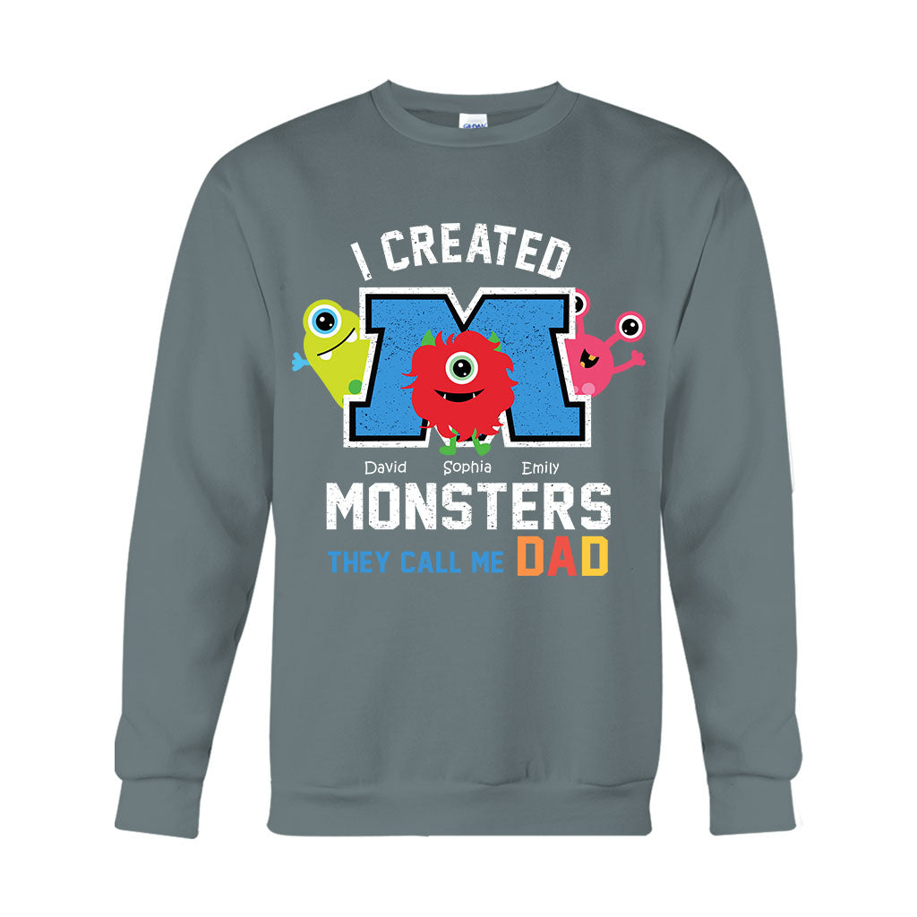 Personalized Father's Day T-shirt with Custom Names | Unique Dad Gift T-shirt & Hoodie GradoCreations