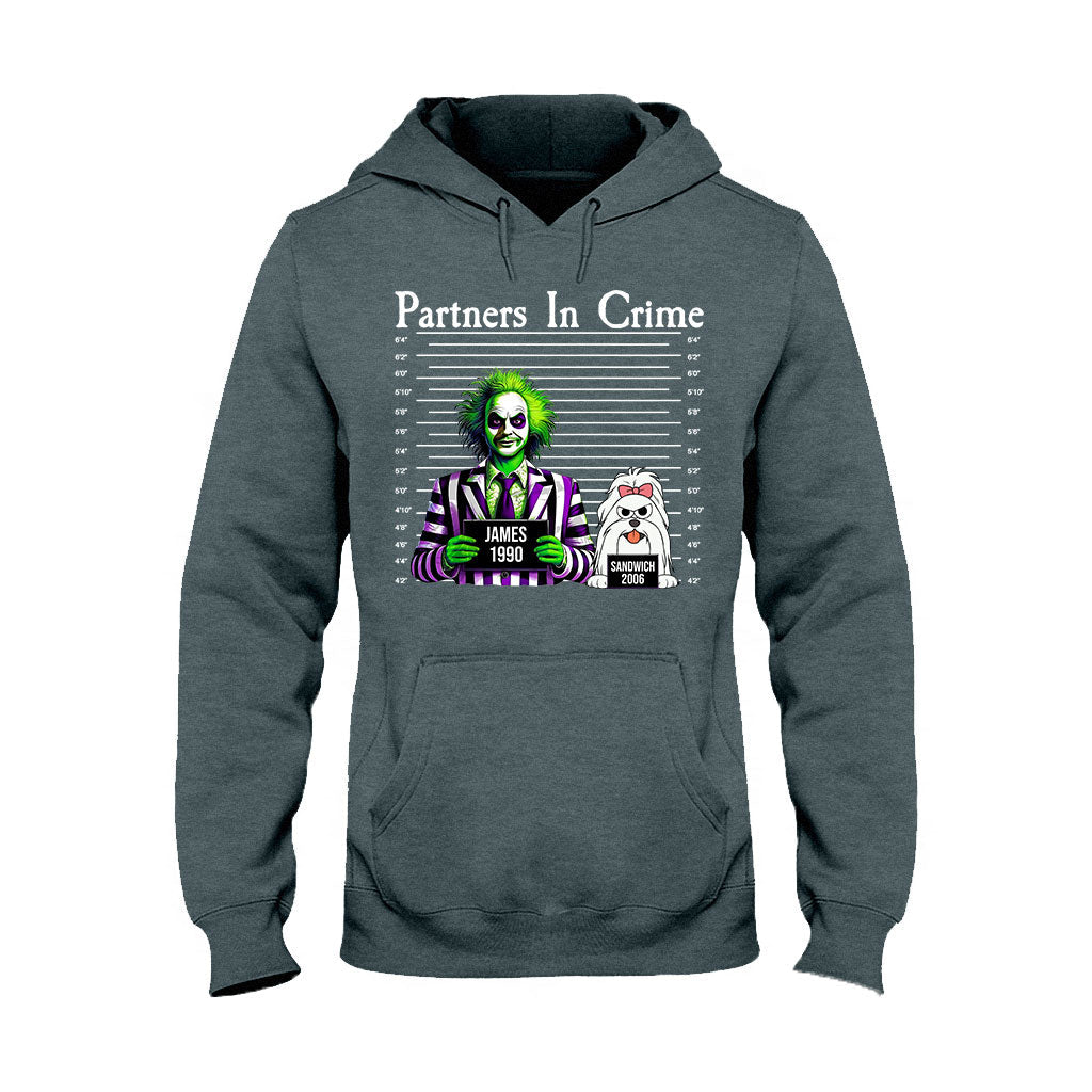 Personalized Partners In Crime T-shirt & Hoodie for Mom/Dad T-shirt & Hoodie GradoCreations