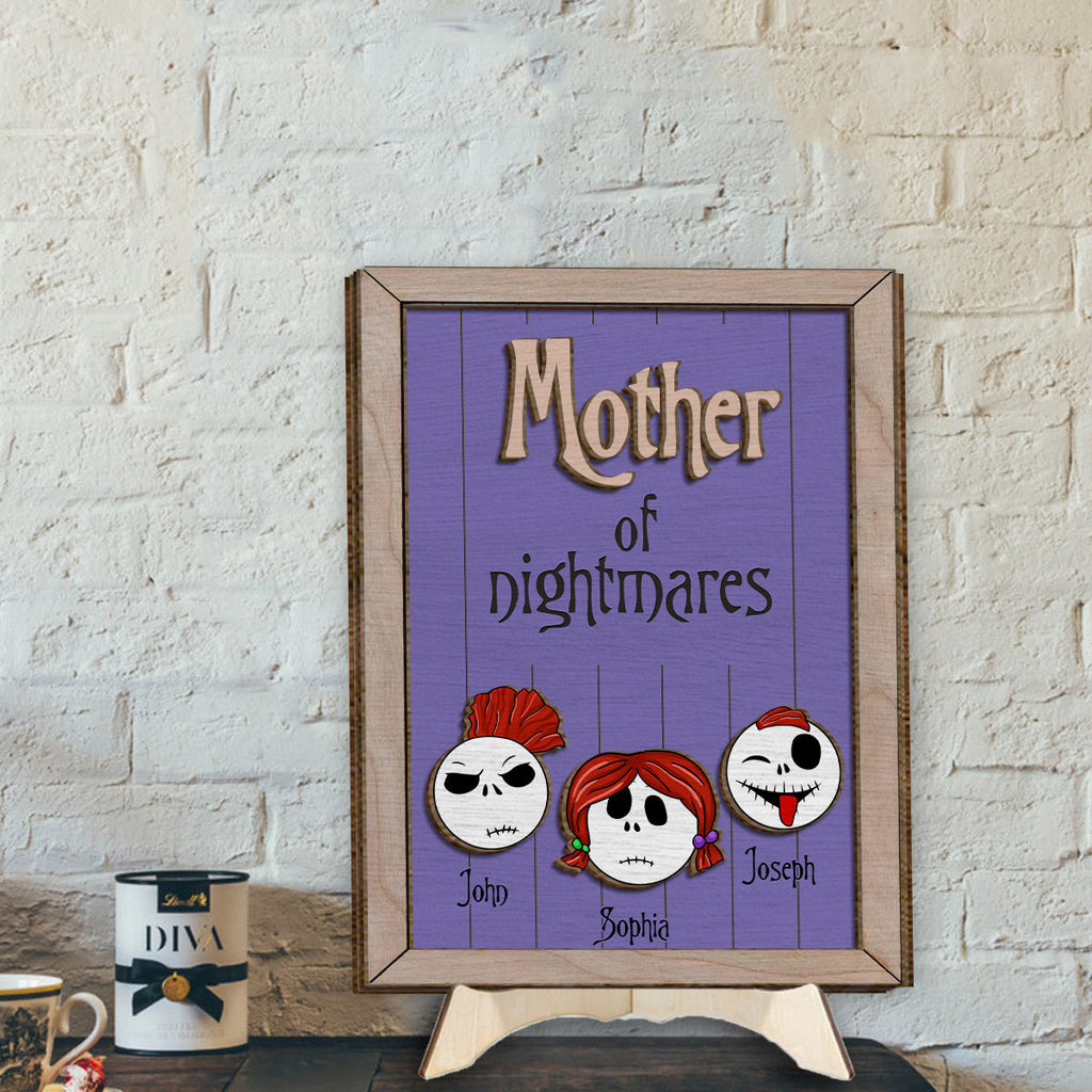 Personalized 2 Layered Wood Sign for Family Gift Decor 2 Layered Wood Sign GradoCreations