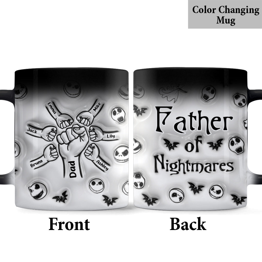 Personalized Nightmare Mug Custom Name Gift for Dad Halloween Mug GradoCreations