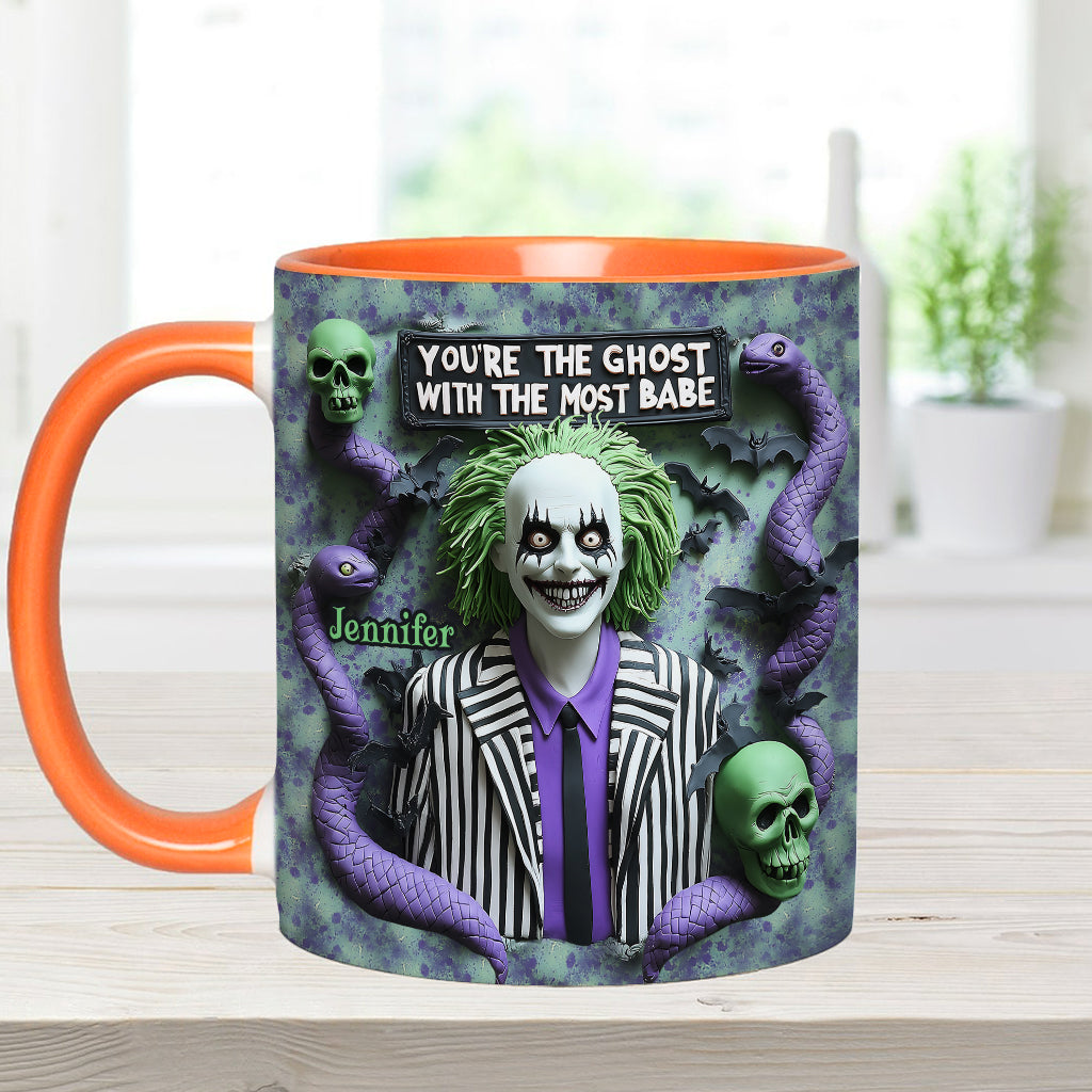 Personalized Accent Mug You're The Ghost With The Most Gift Accent Mug GradoCreations