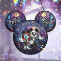 Personalized Mouse Suncatcher Ornament for Couples | Unique Gift Idea Window Hanging Suncatcher Ornament GradoCreations