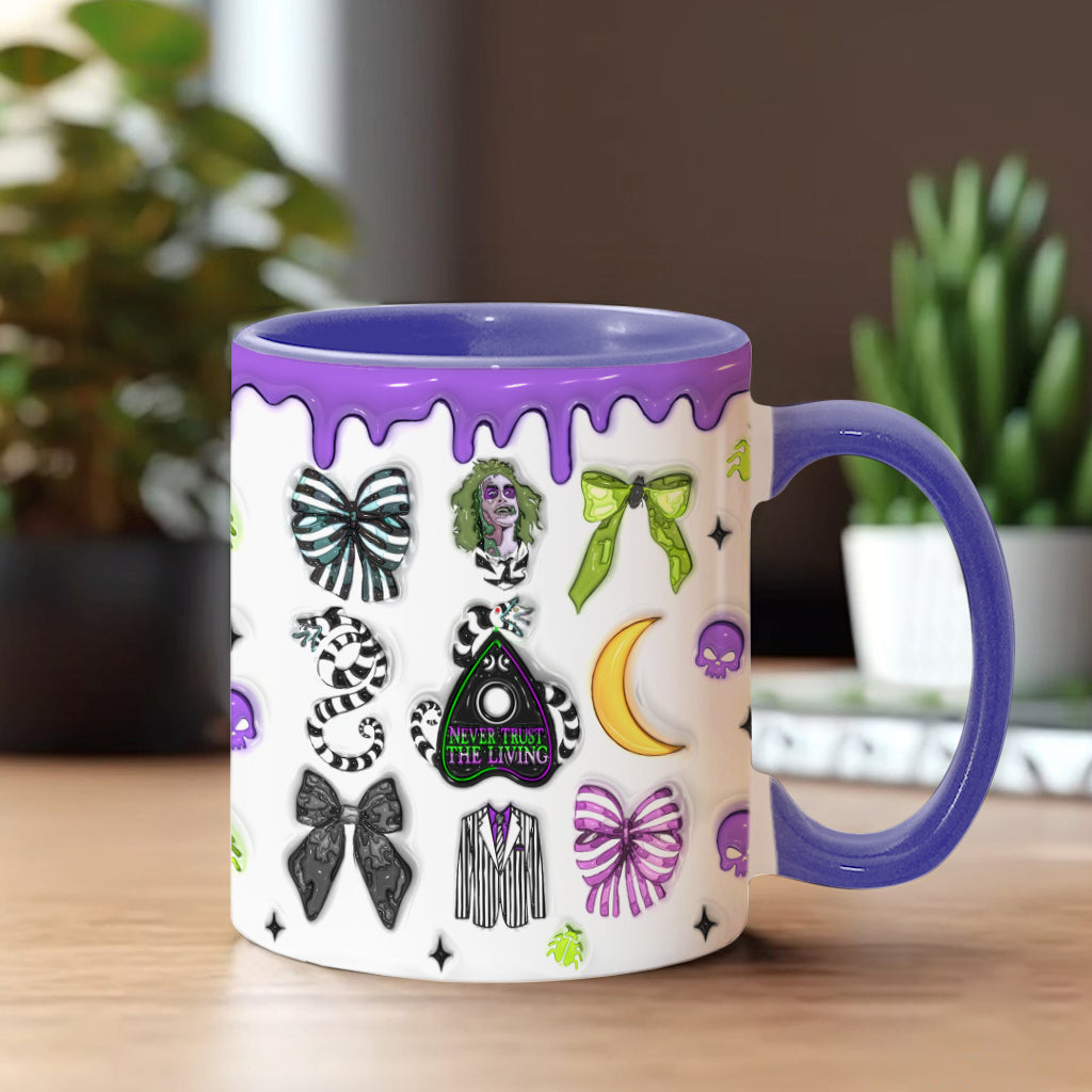 Personalized Accent Mug with Unique Design for Halloween Gift Accent Mug GradoCreations