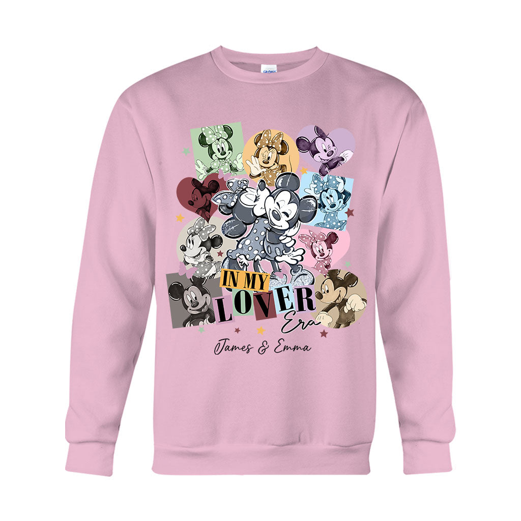 Personalized Couple T-Shirt and Hoodie In My Lover Era Gift for Engagement/Anniversary T-shirt & Hoodie GradoCreations