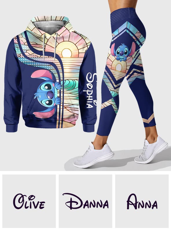 Personalized Ohana Hoodie and Leggings Custom Name Gift for Kids Hoodie & Leggings GradoCreations