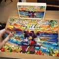Personalized Couple Jigsaw Puzzle Unique Gift for Engagement Anniversary Jigsaw Puzzle GradoCreations