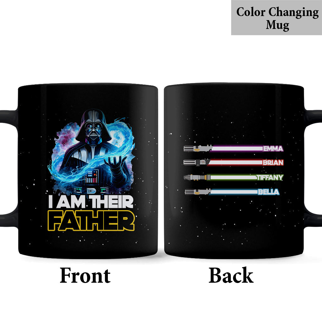 Personalized Star Wars Mug Custom Names Gift for Dad Mug GradoCreations