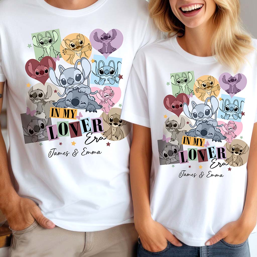 Personalized Couple T-shirt & Hoodie with Custom Names Gift for Her & Him T-shirt & Hoodie GradoCreations