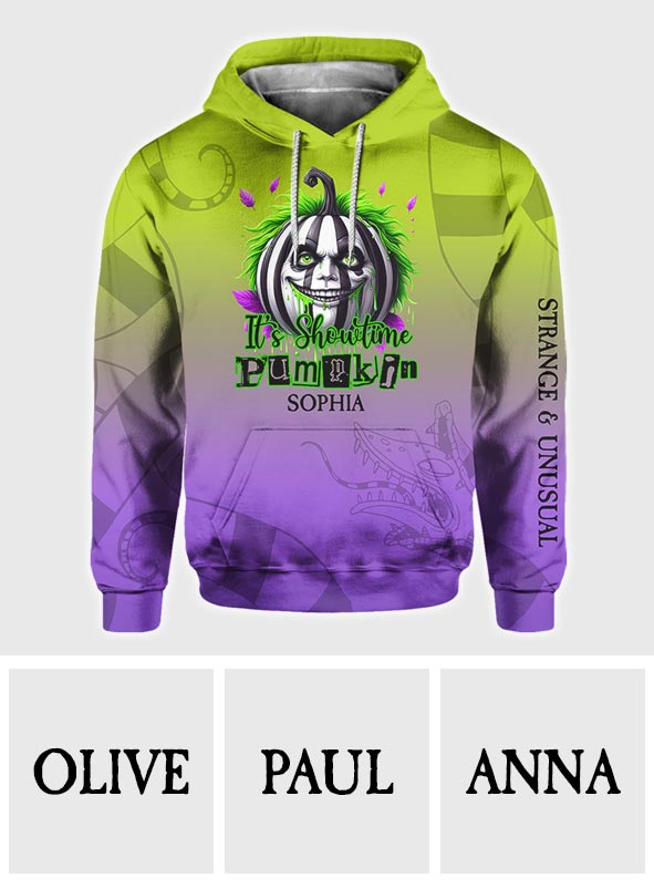 Personalized Halloween Pumpkin All Over Shirt Custom Name Gift All Over Shirt GradoCreations