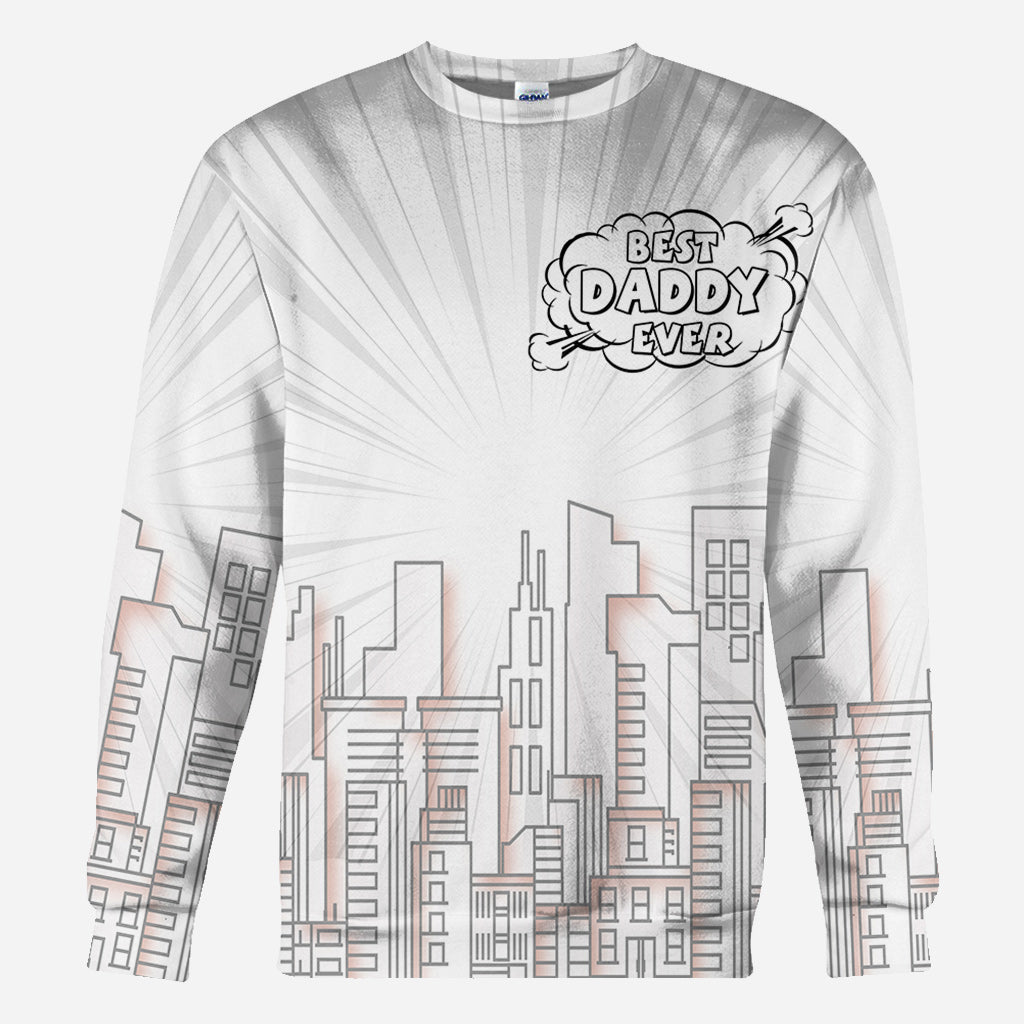 Personalized Best Dad Ever All Over Shirt Custom Family Design All Over Shirt GradoCreations