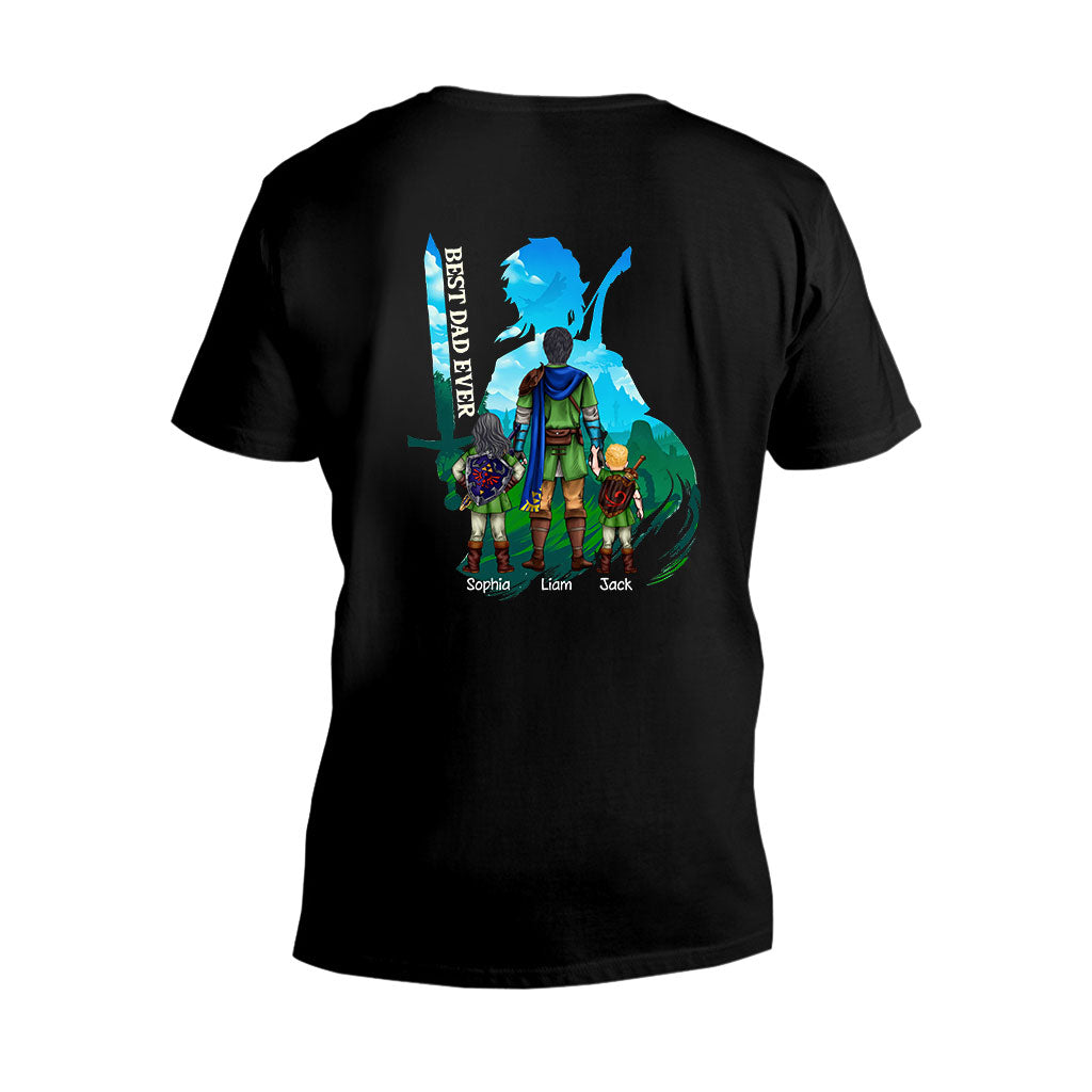 Personalized Legend of Dad T-Shirt & Hoodie Custom Name Gift for Father's Day T-shirt And Hoodie GradoCreations