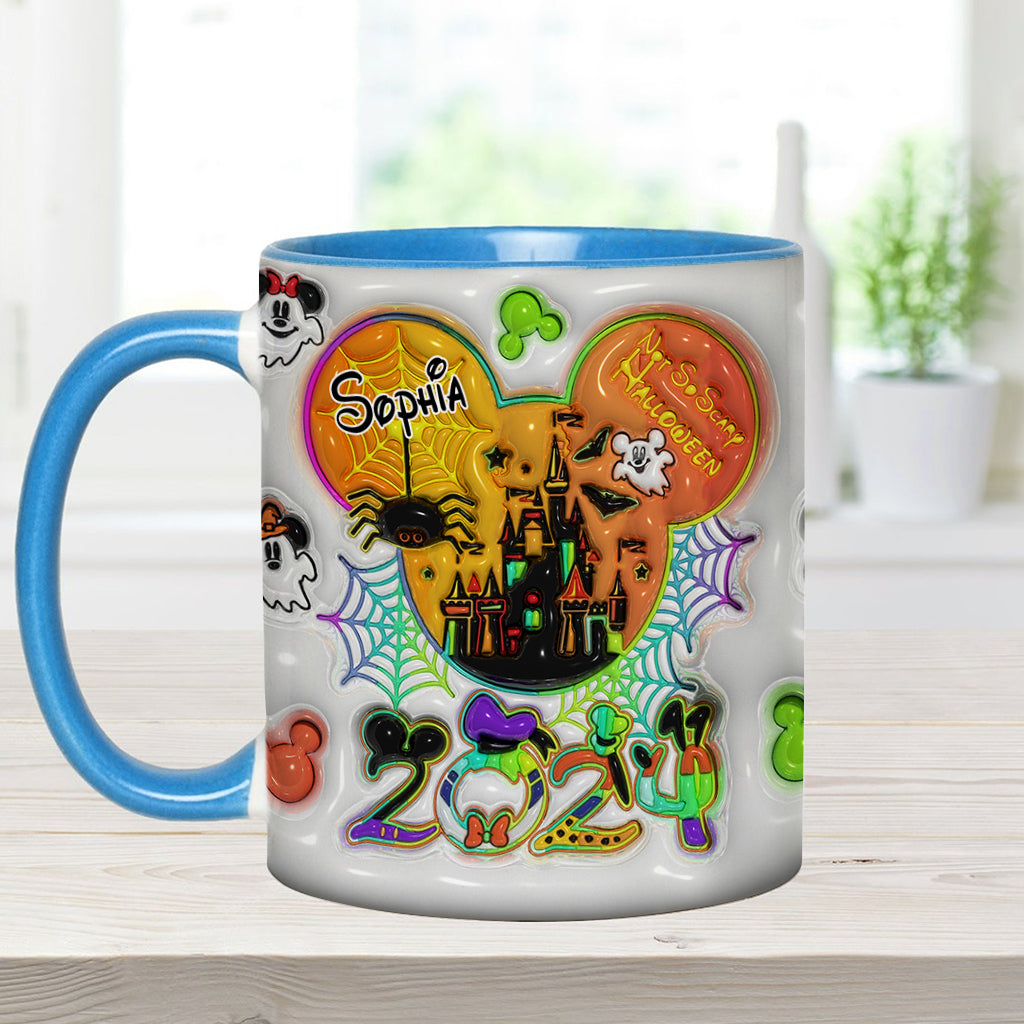 Personalized Halloween Mouse Accent Mug with Custom Name for Kids Accent Mug GradoCreations