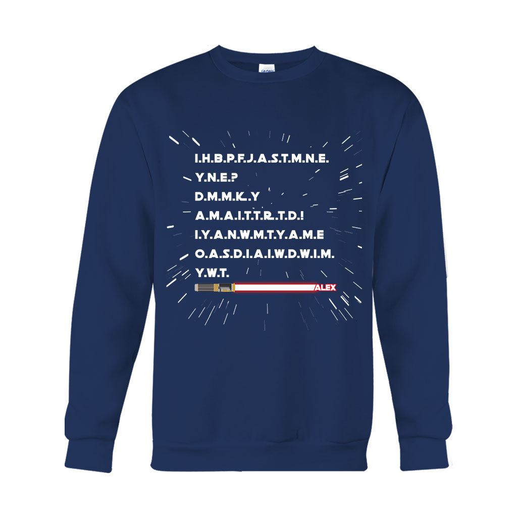 Personalized Star Wars Force T-shirt Hoodie Gift for Fans T-shirt & Hoodie GradoCreations