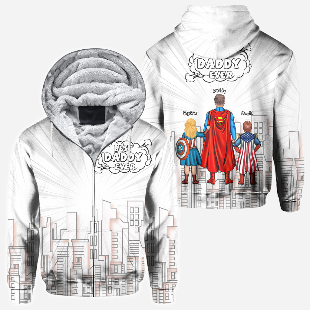 Personalized Best Dad Ever All Over Shirt Custom Family Design All Over Shirt GradoCreations
