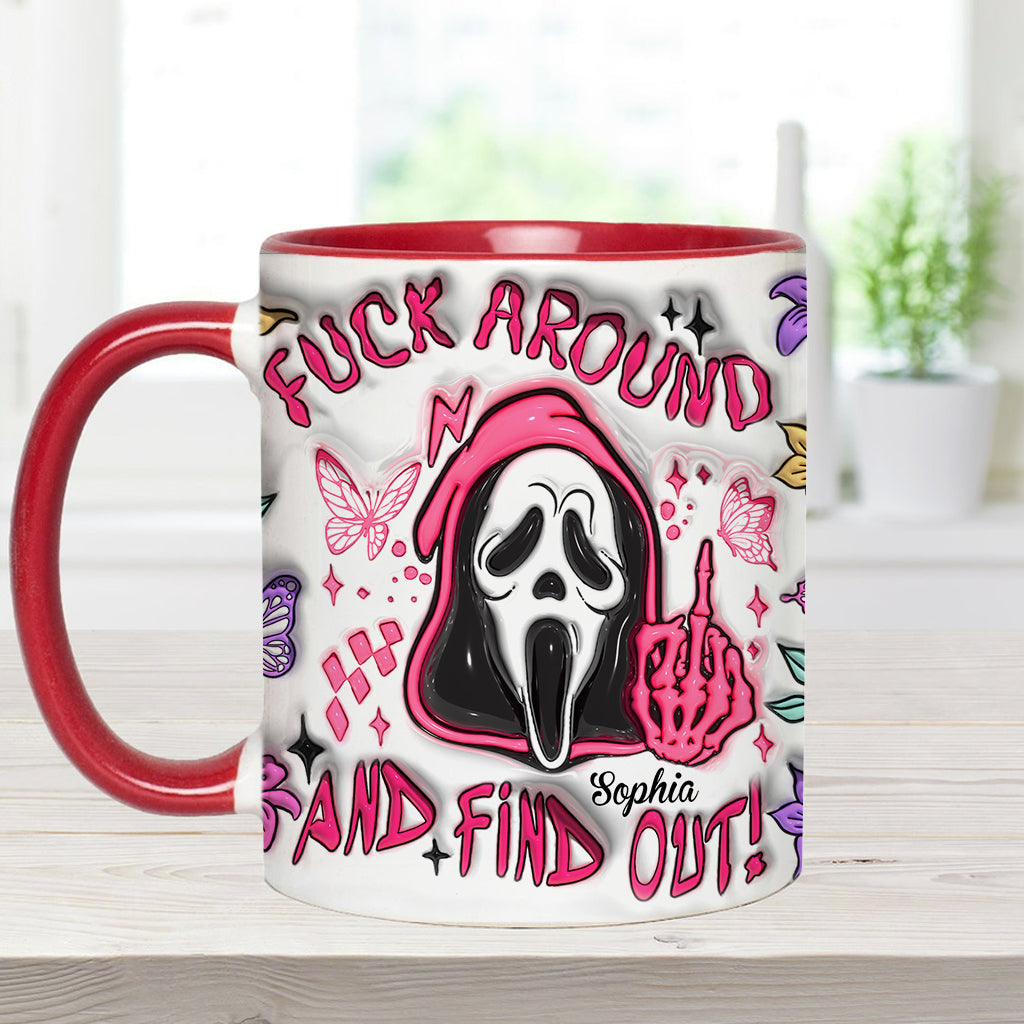 Personalized Funny Accent Mug Custom Name Gift for Friend Accent Mug GradoCreations