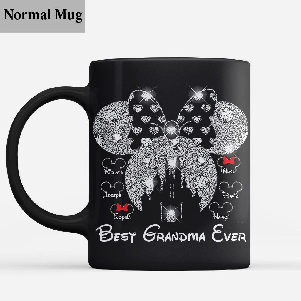 Personalized Best Grandma Ever Mouse Mug Custom Name Gift Mug GradoCreations