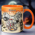 Personalized Halloween Accent Mug Custom Name Gift Idea Accent Mug GradoCreations