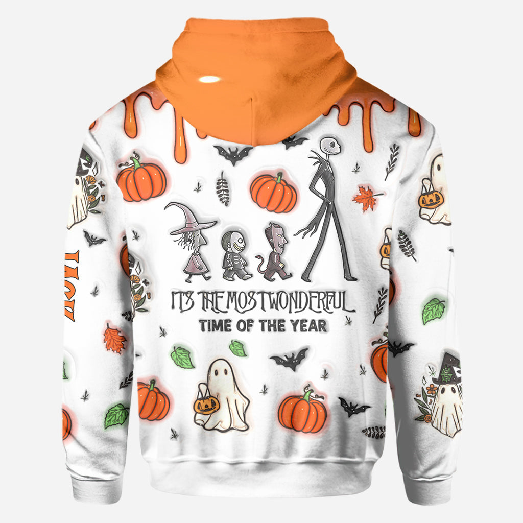 Personalized Nightmare Before Christmas All Over Shirt for Halloween All Over Shirt GradoCreations
