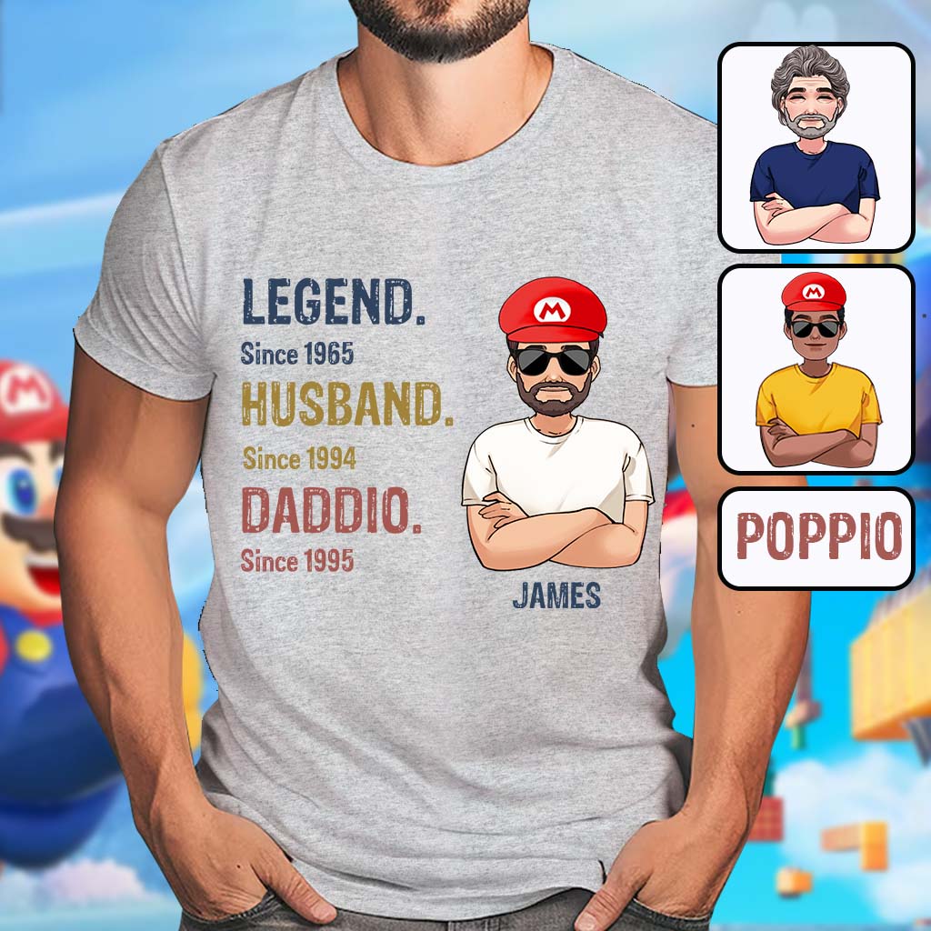 Personalized Super Plumber T-Shirt & Hoodie for Dad | Custom Name Gift T-shirt & Hoodie GradoCreations