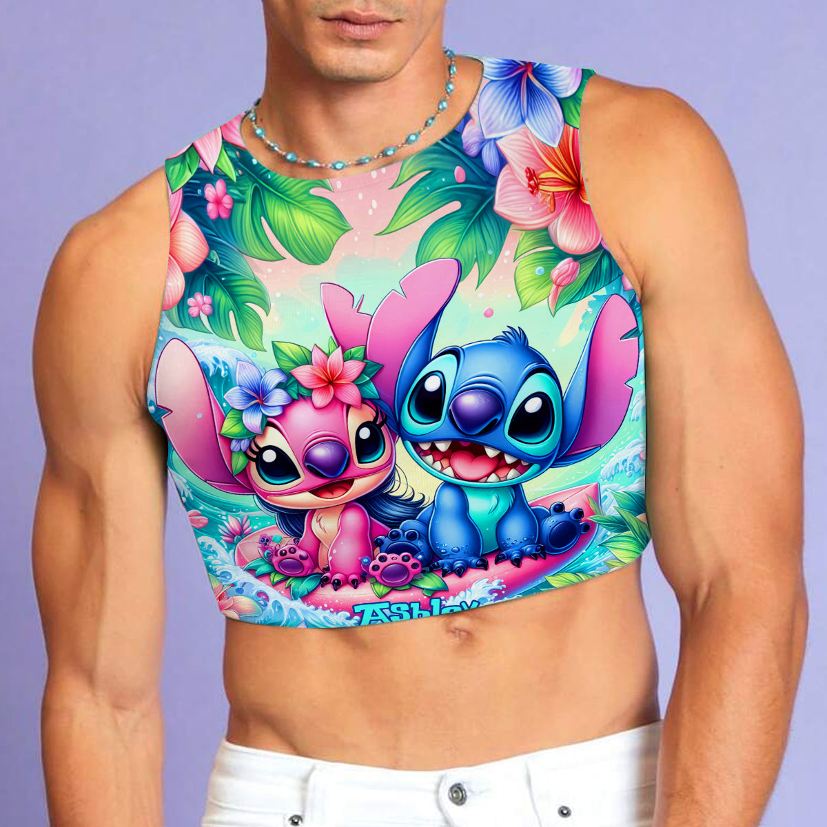 Personalized Ohana Crop Tank Top Custom Name for Women Crop Tank Top GradoCreations