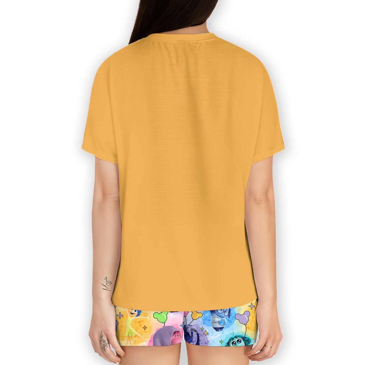 Personalized Inside Out All Over Shirt & Shorts Set for Kids All Over Shirt & Women Shorts GradoCreations