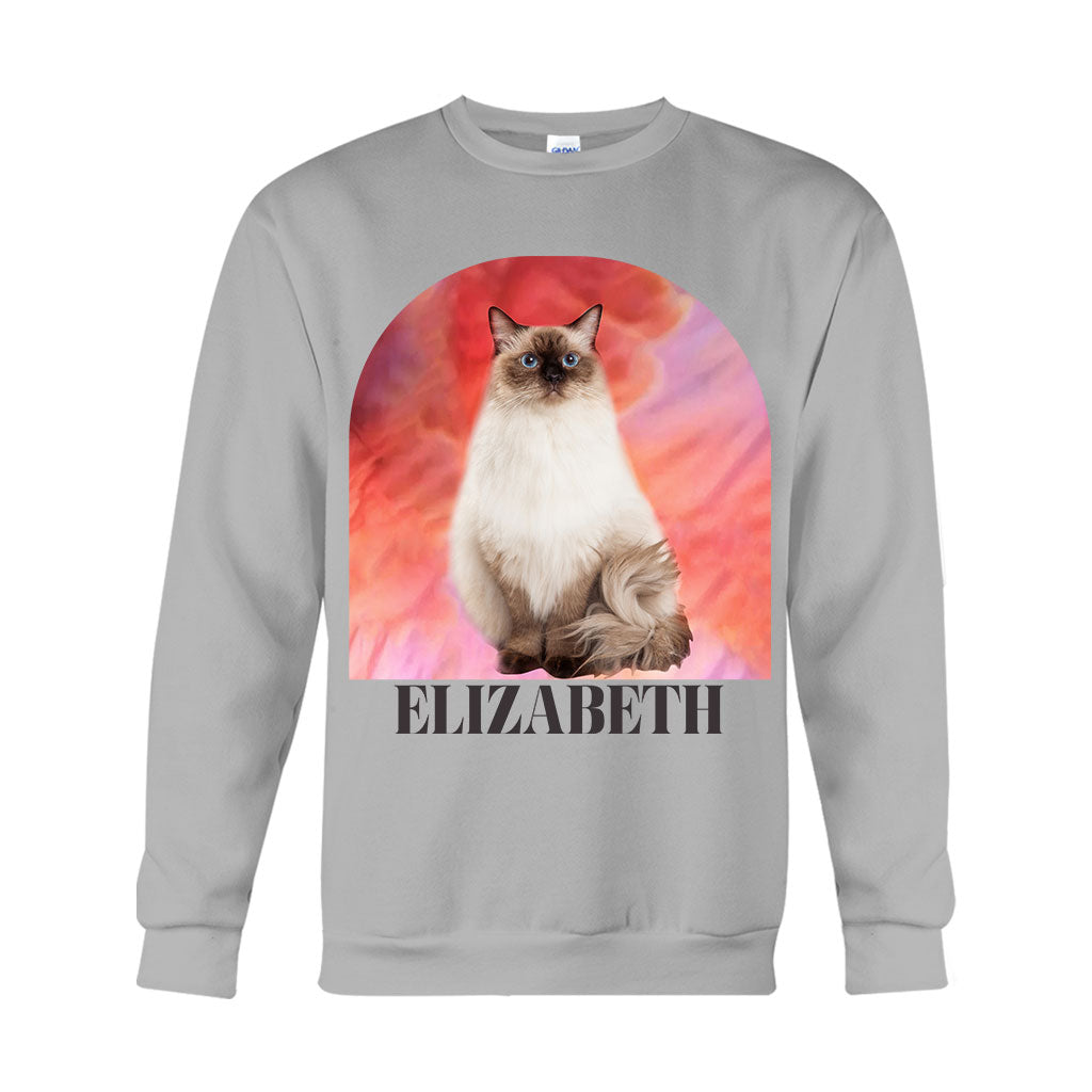 Personalized Cat T-Shirt & Hoodie Custom Name Gift for Cat Lovers T-shirt & Hoodie GradoCreations