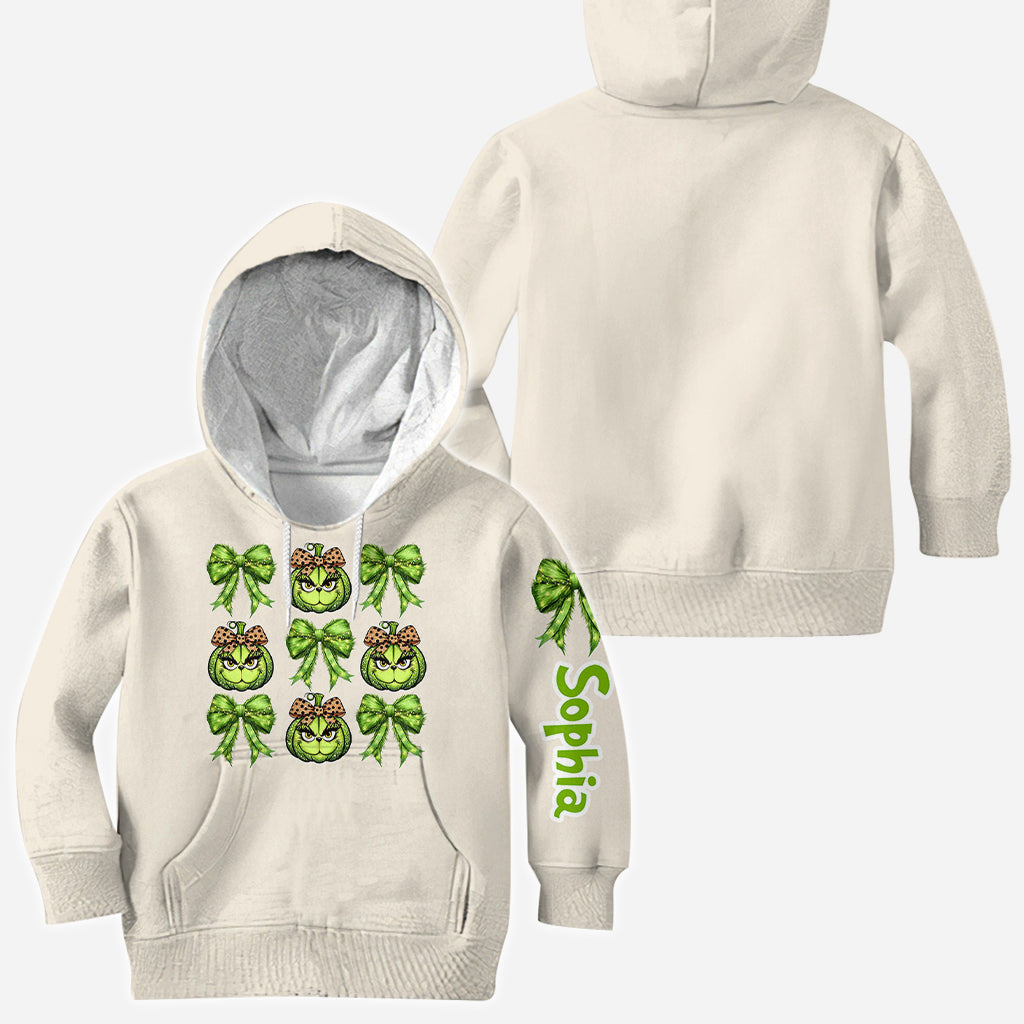 Personalized Grinchy Christmas All Over Shirt for Women All Over Shirt GradoCreations