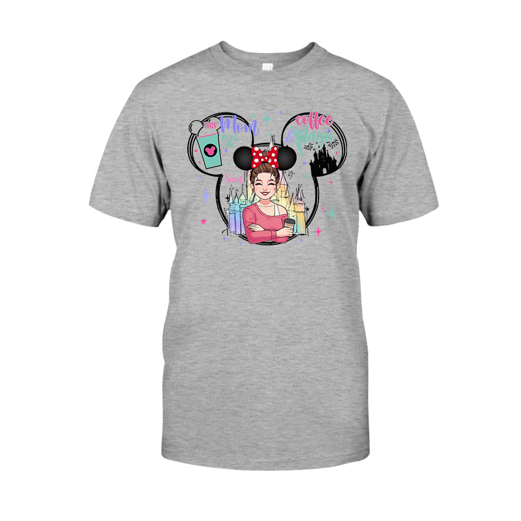 Personalized Coffee Magic Mouse T-shirt for Mom – Custom Name Gift T-shirt & Hoodie GradoCreations